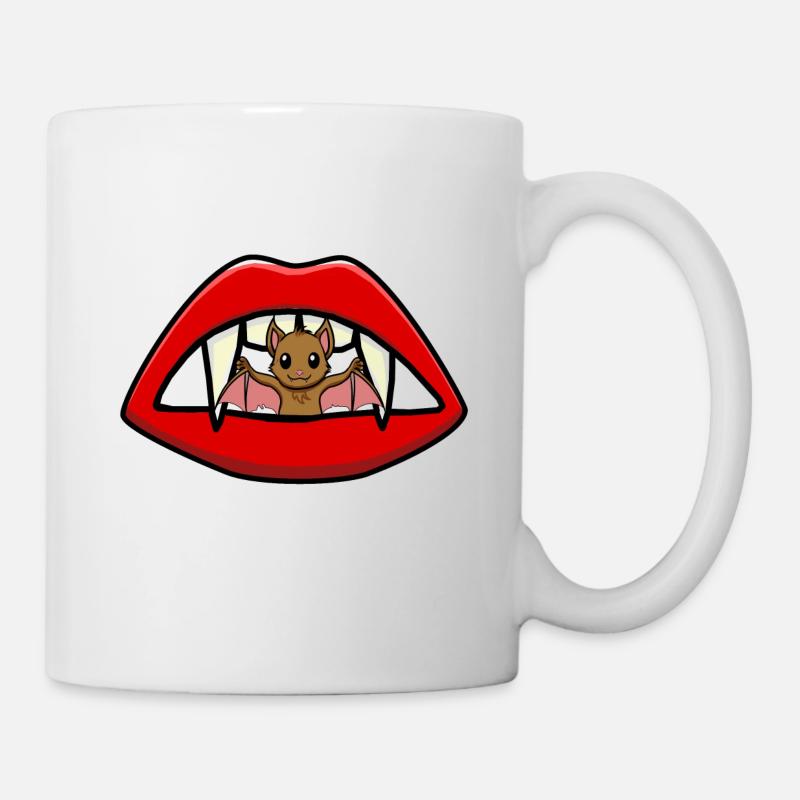 Vampire Carpates, suceur de sang, chauve-souris, enfant - Mug blanc - blanc