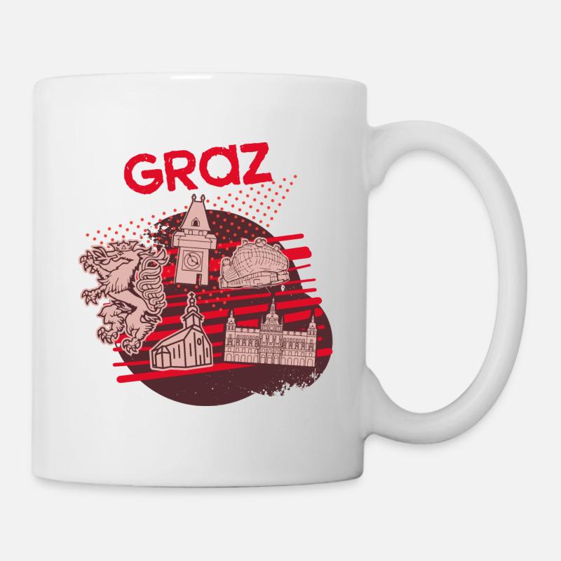 Stadt Graz - Tasse - Weiß