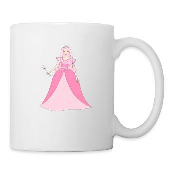 Princesse Paillettes - Mug blanc - blanc - Droite