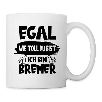 ICH BIN BREMER BREMEN - Tasse - Weiß - Rechts