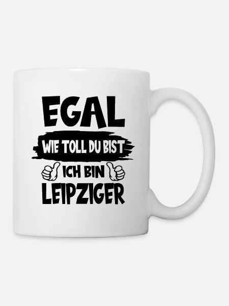 ICH BIN LEIPZIGER LEIPZIG - Tasse - Weiß