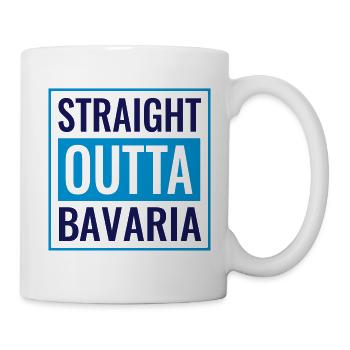 Bayern Bayer Bayerin Tout droit sorti de Bavière - Mug blanc - blanc - Droite