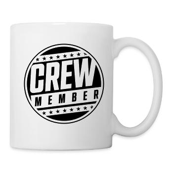 crew member design - Mug - white - Right