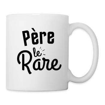Père le rare - Cadeau drôle humour papa - Mug blanc - blanc - Droite