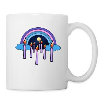 Candles Sky Beyond Rainbow Reincarnation - Mug - white - Right