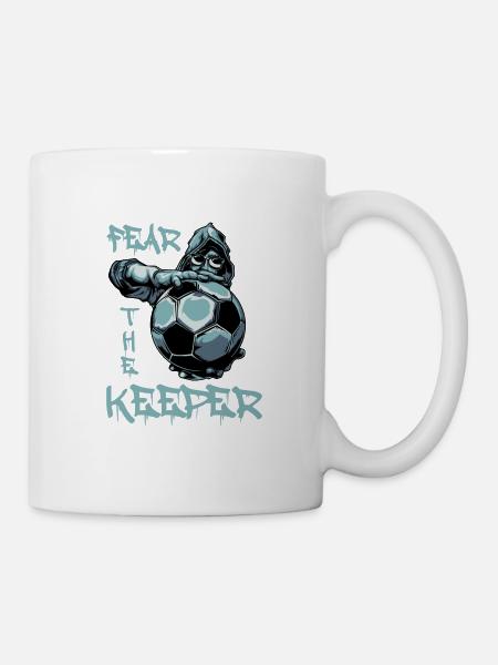 Peur Le Gardien Gardien de but Gardien gardien de but Gardien de but - Mug blanc - blanc