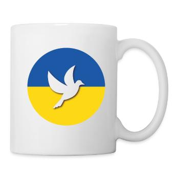 Ukraine Dove of Peace - Mug - white - Right