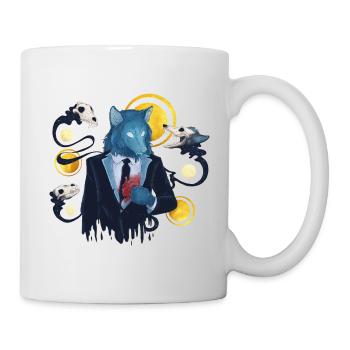 Blue Ink Spirits - Ein Wolfsherzflüstern - Tasse - Weiß - Rechts