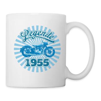 Motorrad Legende 1955 DDR - Tasse - Weiß - Rechts