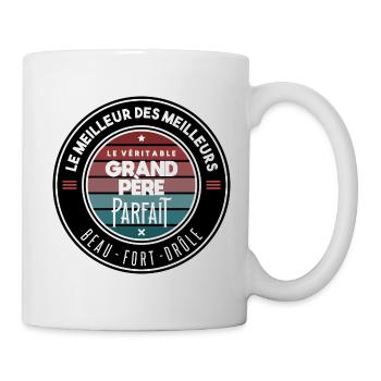 Le véritable grand père parfait - Mug blanc - blanc - Droite
