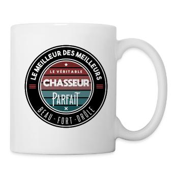 Le véritable chasseur parfait - Mug blanc - blanc - Droite
