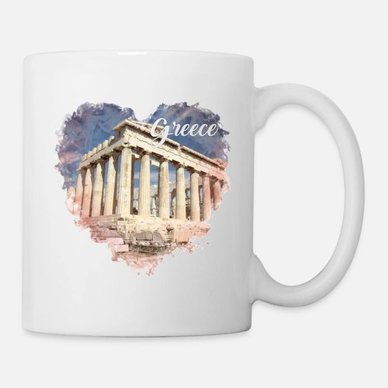 Acropole - Mug blanc - blanc