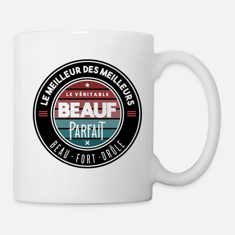 Le véritable beauf parfait - Mug blanc - blanc