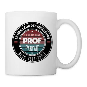 Le véritable prof parfait - Mug blanc - blanc - Droite