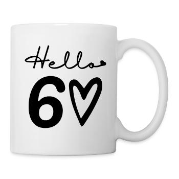 hello 60. 60th birthday - Mug - white - Right