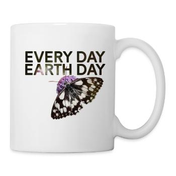 Tous les jours - Jour de la Terre - Mug blanc - blanc - Droite