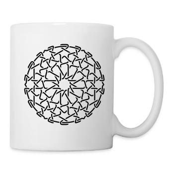 Geometric Moorish ornament 2 - Mug - white - Right