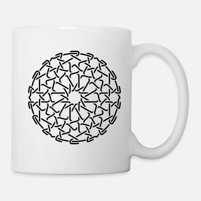 Geometric Moorish ornament 2 - Mug - white