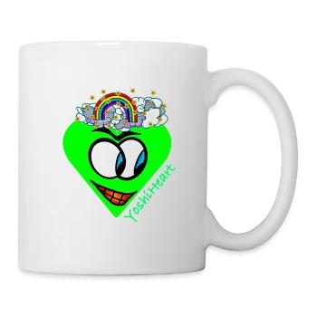 YoshiHeart - Edition 1 - Heart green - Mug - white - Right