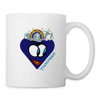 YoshiHeart - Edition 1 - Heart dark blue - Mug - white - Right