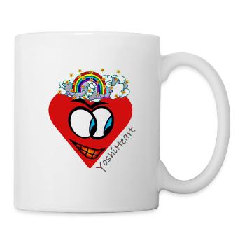 YoshiHeart - Edition 1 - Heart red - Mug - white - Right