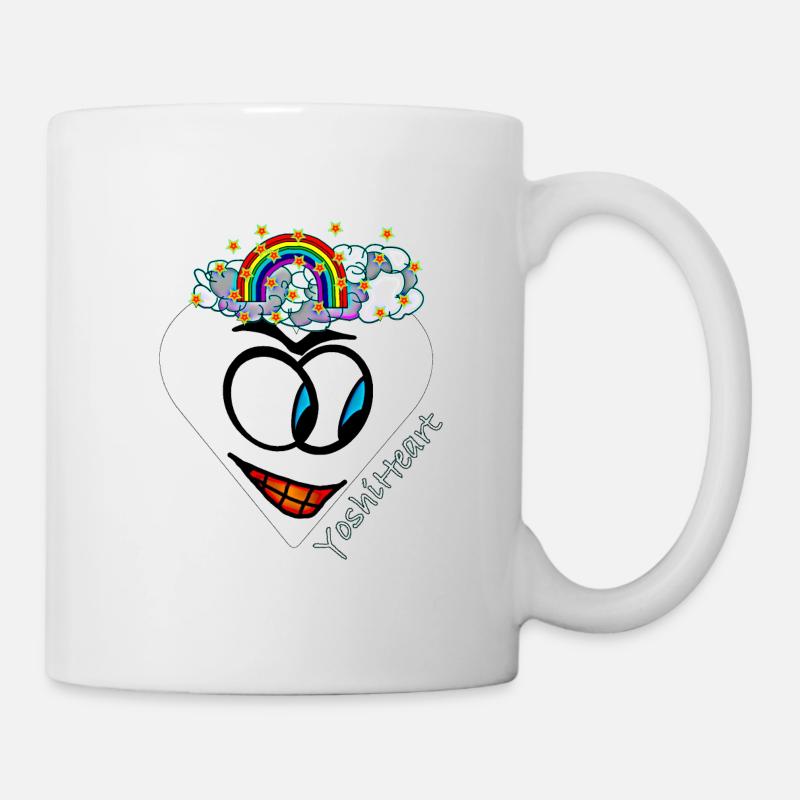 YoshiHeart - Edition 1 - Heart white - Mug - white