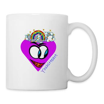 YoshiHeart - Edition 1 - Heart purple - Mug - white - Right