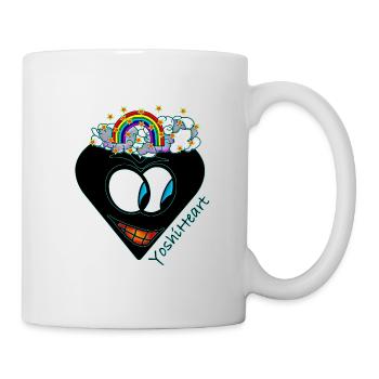 YoshiHeart - Edition 1 - Heart black - Mug - white - Right