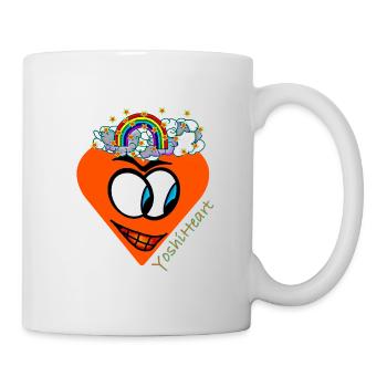 YoshiHeart - Edition 1 - Heart orange - Mug - white - Right
