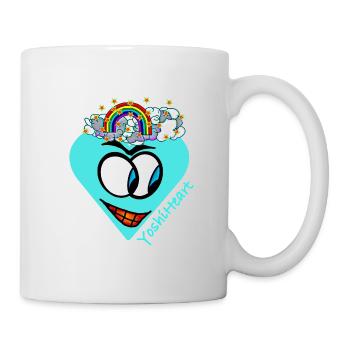 YoshiHeart - Edition 1 - Heart light blue - Mug - white - Right