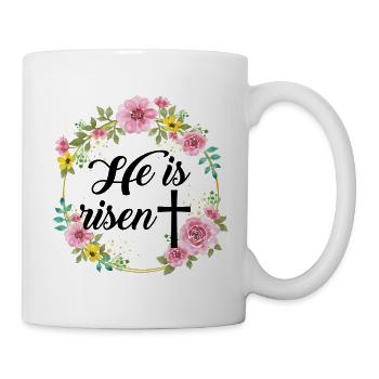 Il est ressuscité Jésus - Mug blanc - blanc - Droite
