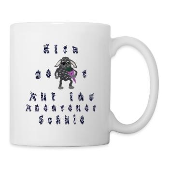 Auf ins Abenteuer Schule - Tasse - Weiß - Rechts