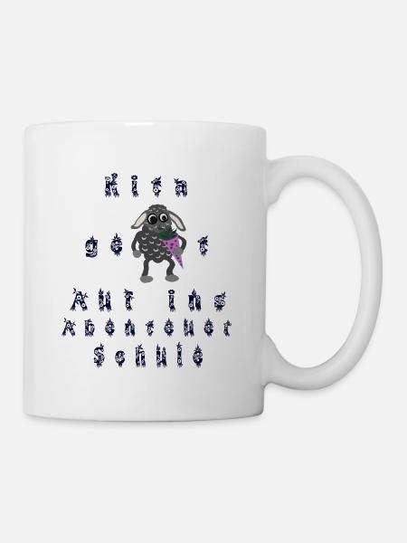 Auf ins Abenteuer Schule - Tasse - Weiß
