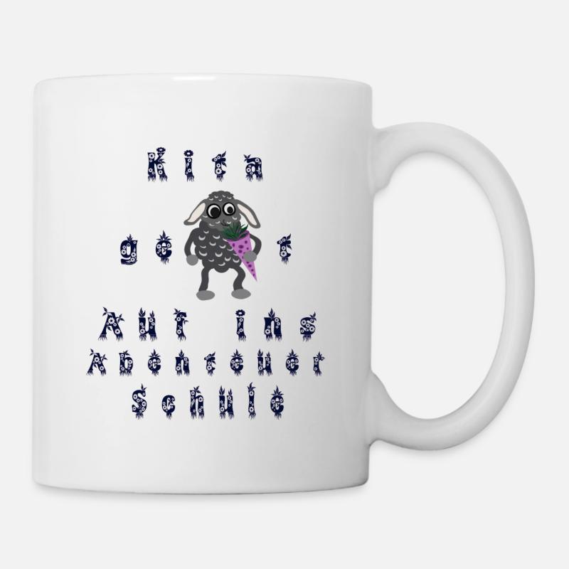 Auf ins Abenteuer Schule - Tasse - Weiß