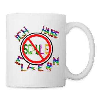 Schule? Ich habe Eltern! Freilerner sind gut! - Tasse - Weiß - Rechts