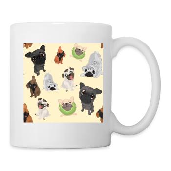 Pugs design for dogs lovers - Mug - white - Right