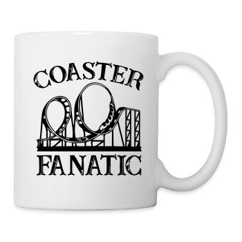 Fanatique des montagnes russes - Mug blanc - blanc - Droite