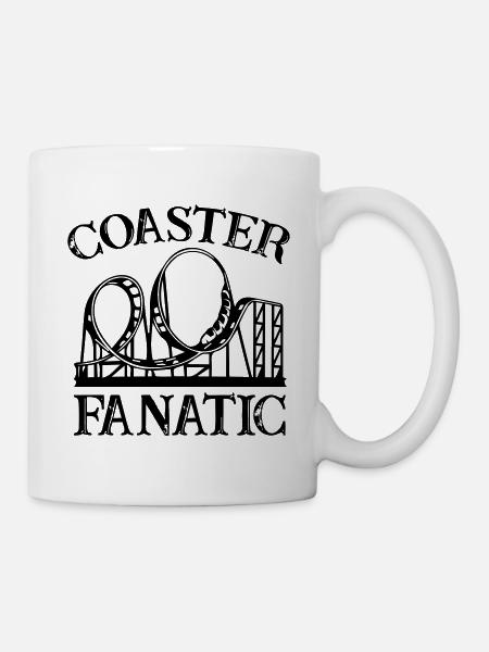 Roller Coaster Fanatic - Tasse - Weiß