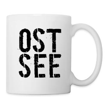 Ostsee-Liebe, Ostsee-Fans - Tasse - Weiß - Rechts