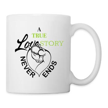 Alpaca Lama Love Story - Mug - white - Right