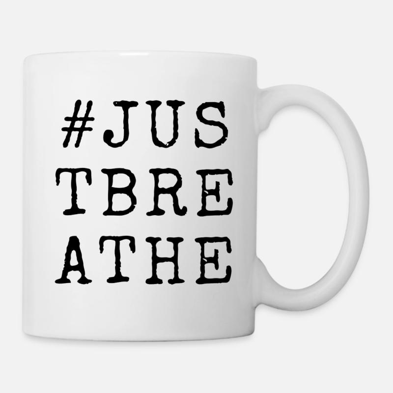 breathe2 - Tasse - Weiß