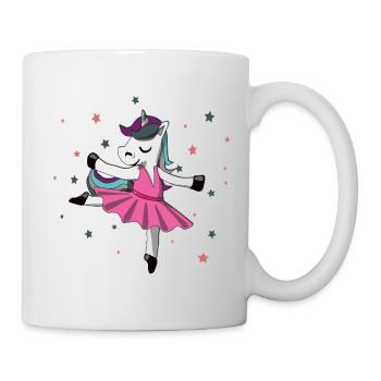 Danse de la licorne * Licorne * Ballet - Mug blanc - blanc - Droite