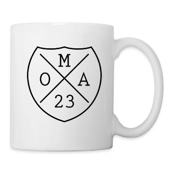 Oma 2023 Großmutter Großeltern - Tasse - Weiß - Rechts