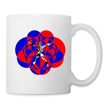 Art optique - Étude proportionnelle - Mug blanc - blanc - Droite