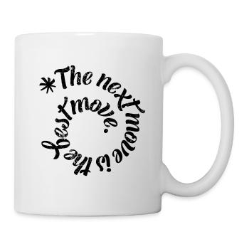 Der nächste Schritt - Tasse - Weiß - Rechts