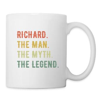Richard First Name The Man The Myth The Legend - Mug - white - Right
