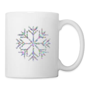 Christmas Snowflake Snow Gift Winter - Mug - white - Right