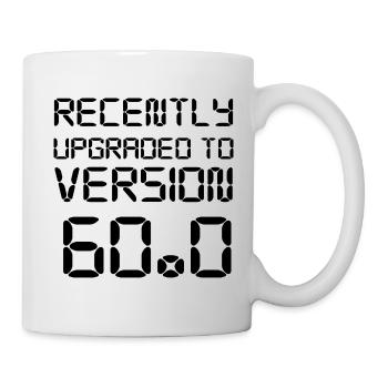 60. Geburtstag - Tasse - Weiß - Rechts