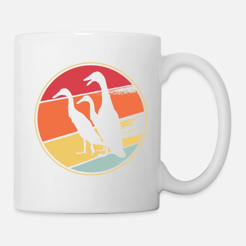 Running duck duck breeding duck breeder duck duck breeder duck - Mug - white