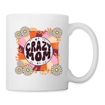 Geschenk Humor Retro Thema für Mama Frau - Tasse - Weiß - Rechts
